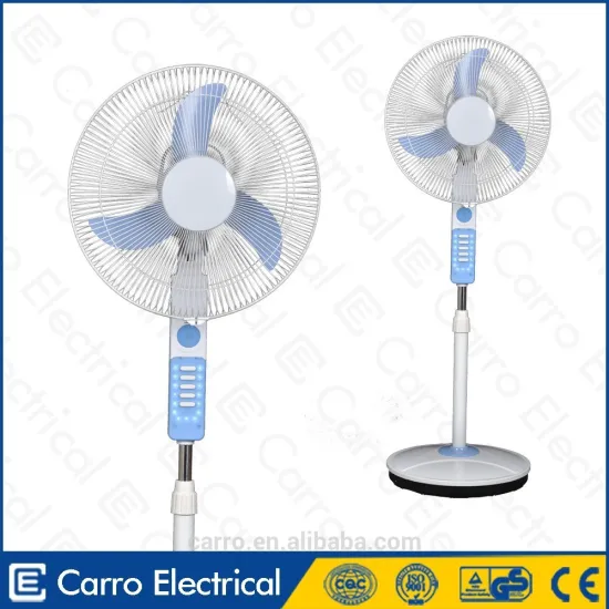 Carro Electrical 16inch 12v 35w rechargeable pedestal fan with charger