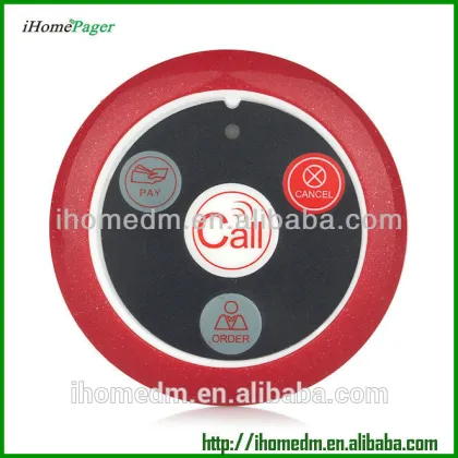 Restaurant Technologies Call Button Pager Touch Screen Receiver