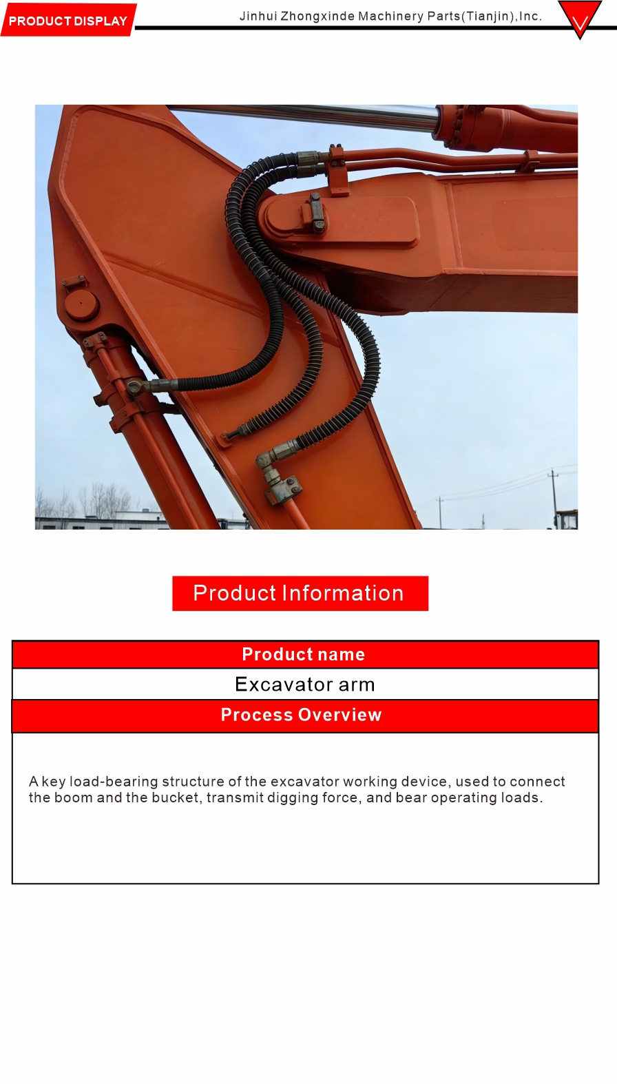 Heavy Duty Dipper Arm