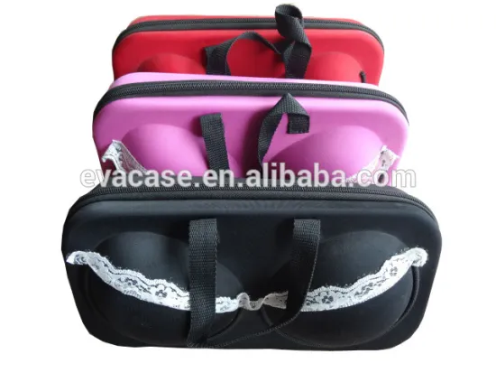 fashion EVA Bra case of custom eva case for bra box of hard eva case for eva hard bra bag of waterproof eva bra case