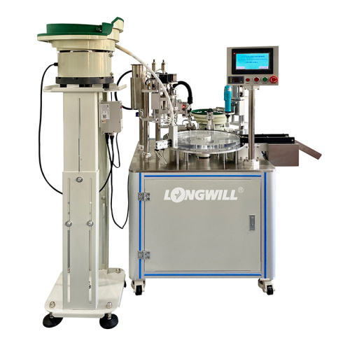 Máquina automática de enchimento e capeamento de cartucho CBD