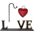 Wood Love Sign Freestanding Letters Cutout