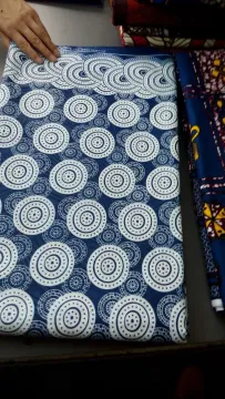 Shining Finished African Real Wax Cotton Fabric Block