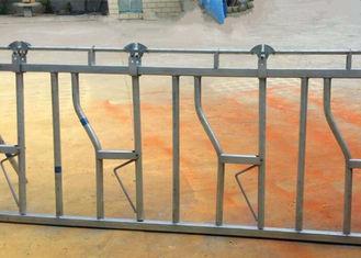 Hot Dip Galvanized Pipe Cow Head Lock With Motion Bar , Mon