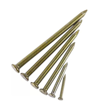 Affordable Factory-Produced Round Head Iron Nails in Various Sizes: 1\" to 10\", 25mm to 250mm - Galvanized and Polished Options