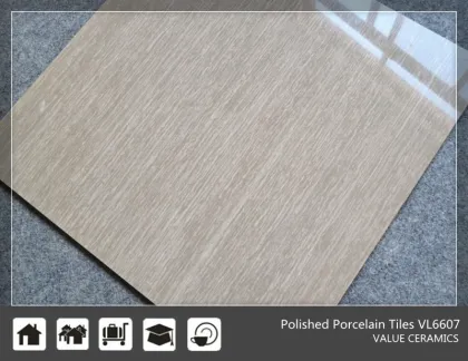 Wood like polished porcelain tile, nano porcelain tiles