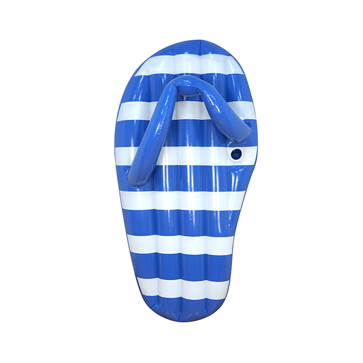 Custom inflatable flip flop air mattress pool float