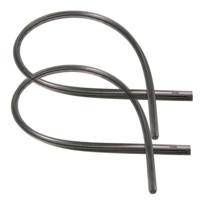 6mm Boneless Frameless Rubber Car Wiper Blade Refill Strips for 26" Windshield