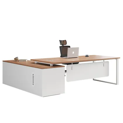 Modern Boss Desk: Executive Office Table for Boss Workspace