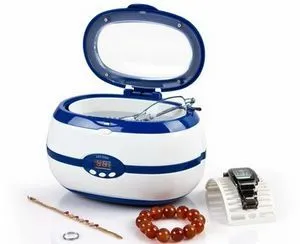 Stainless Steel Sus304 Pink, Iron Gray, Blue 600ml Digital Home Ultrasonic Cleaner / Ultrasonic Jewellery Cleaners