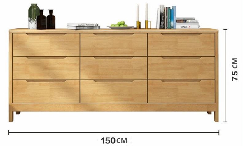 High Quality Wood Storage Cabinet with Drawers