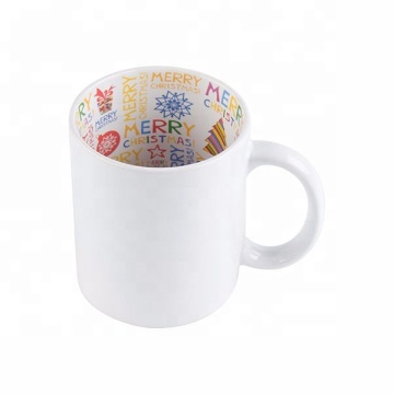 Großhandel Porzellan Keramik Tassen für Sublimation: Custom Weihnachtsgeschenk Kaffeetasse 11oz Weiß