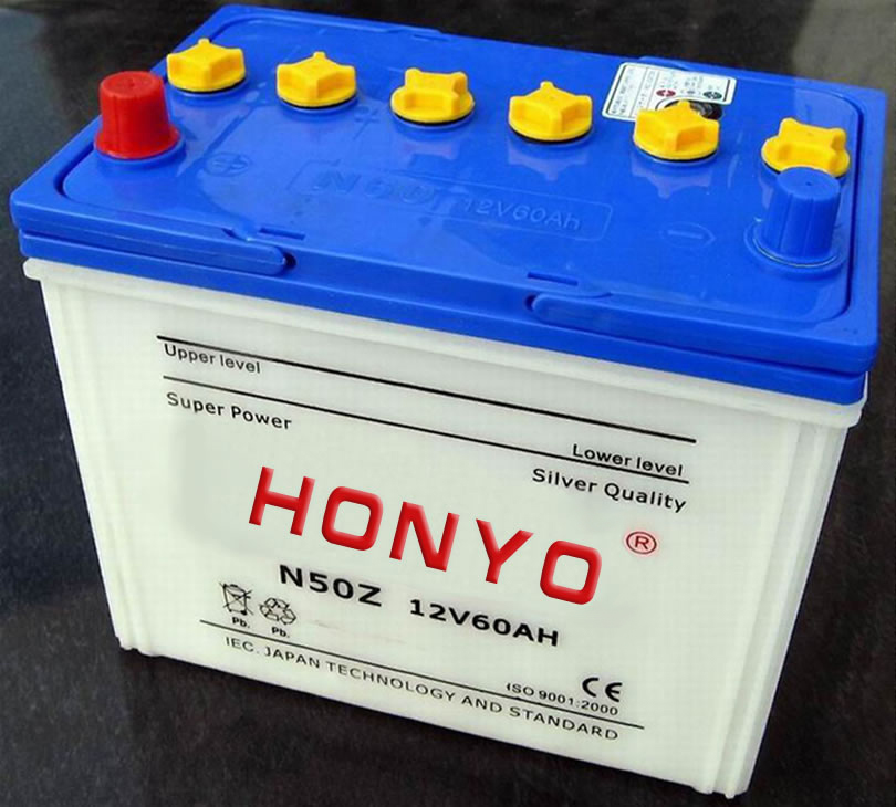 12V Dry Charged Batteries N50Z
