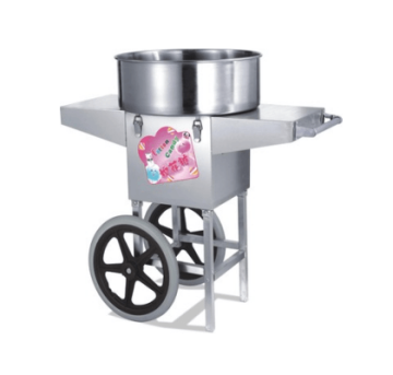 Máquina comercial de algodón de azúcar con carrito - Máquina de bocadillos en venta