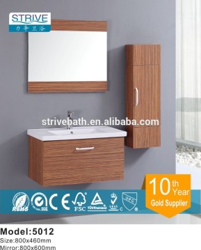 Plywood bathroom cabinet with wash basin used bathroom vanity cabinets