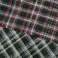 Tissu de fond noir avec motif tartan Boucle Fashion