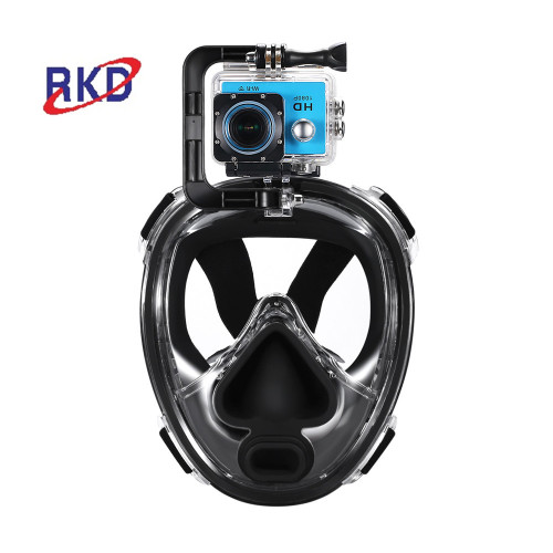 scuba light accessory 180 panoramic rubber diving mask