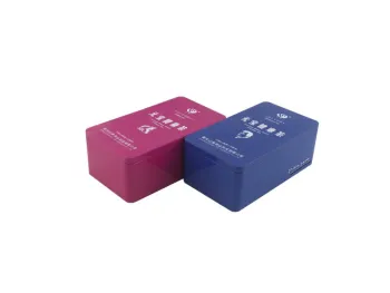 metal tea box