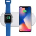 2 en 1 cargador inalámbrico iWatch y teléfono