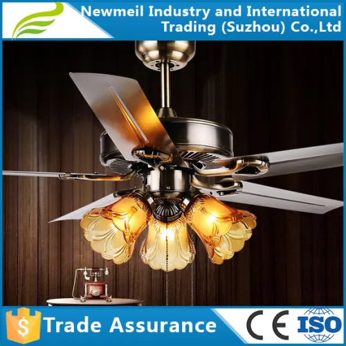 Modern Ceiling Fan Variable Speed Remote Control, High Quality Modern