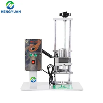 Semi-Automatic DDX-450 Capping Machine - Single Head Desktop Bottle and Lid Screwing Sealing Equipment
