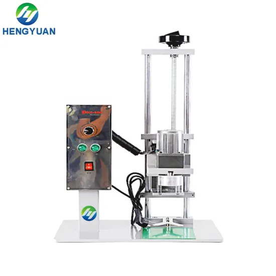 Semi-Automatic DDX-450 Capping Machine - Single Head Desktop Bottle and Lid Screwing Sealing Equipment