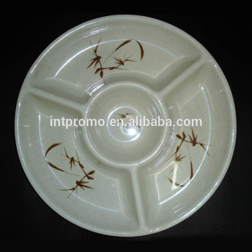 Round melamine dish