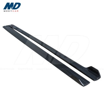 Jupe latérale en fibre de carbone noires pour 2013-2016 Audi S3 A3 S-Line