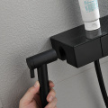 Matte Black Shower Faucet Set