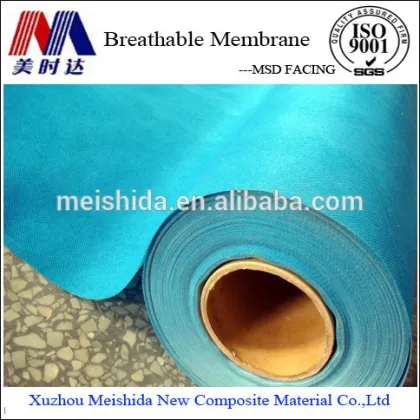 waterproof breather membrane for waterproofing building materials