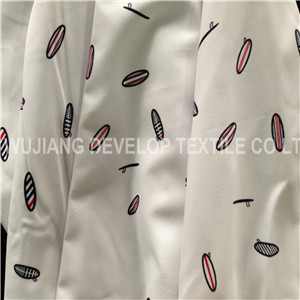 Polyester Microfiber Printed Fabric for Garment Fabric (DT5034)