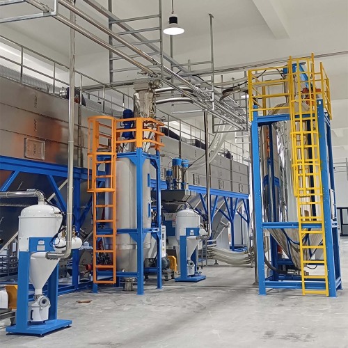 Sistem pemberian pakan terpusat Lembar PET