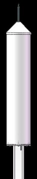 6 ports 820-2710MHz 17.5dBi embellished antenna(outdoor wifi antenna ) , electric adjustable exhaust pipe decorative antenna