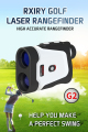 6x υψηλής ακρίβειας γκολφ Laser Rangefinder G2