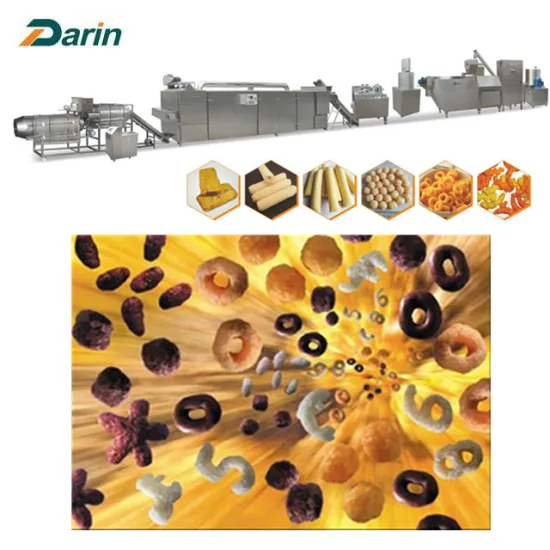 Stainless Steel Material Puff Snack Extruding Line
