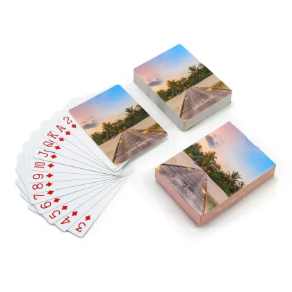 Custom Printed Recycled Paper Playing Cards: Tash, 52 & 54 Cards Deck & Poker Decks