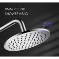 8mm Stainless Steel Round Shower Head