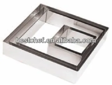 18-10 stainless steel Square mousse ring