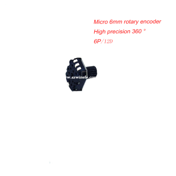 6mm Tiny Endless 6 Pulse 360 Degree Push Switch Rotary Encoder