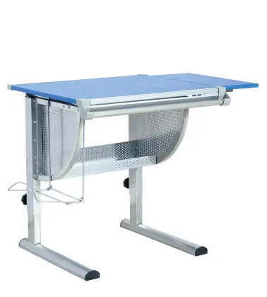 Professional Wooden Tiltable Drafting Table Desk with Adjustable Height for Architects and Designers - For Sale