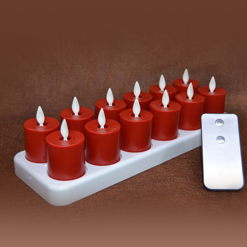 Led Tea Lights Led Electric Flameless Rechargeable Tea Light Candles Factory