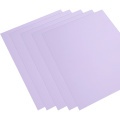 Lembar PVC plastik putih buram