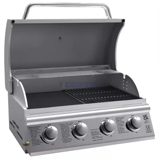 Commercial Outdoor Kitchen Grill Stainless Steel Outdoor Barbecue Table BBQ Gas Grill Outdoor Kitchen Smokeless Easily Assembled for Sale