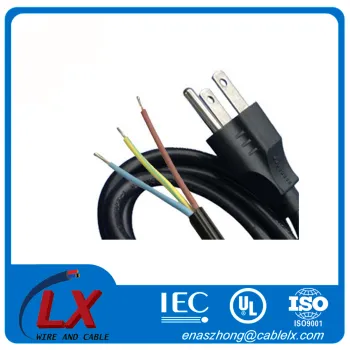 NEMA 5-15p/5-20p POWER CABLE WITH ONE BEAR TINNED