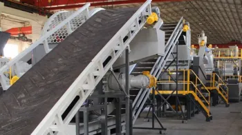 metal waste shredder for car body