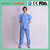 non-woven comfortable Short open Sleeve Round neck patients gown with Trouser /hospital medical gown