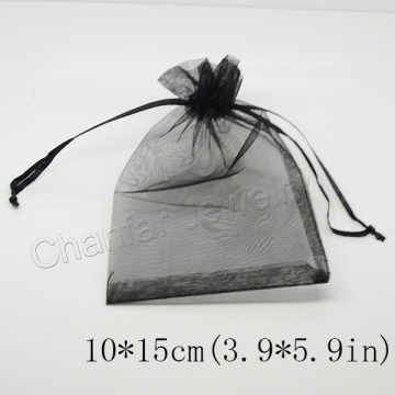 Wholesale packing drawable organza bag 10*15cm ,wedding gift bags & pouches (color selection)