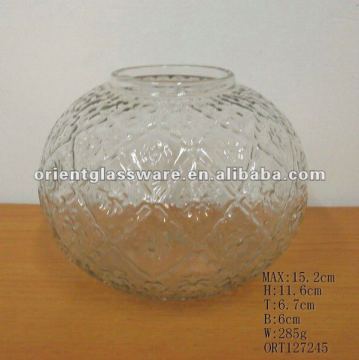 glass lamp shade with design