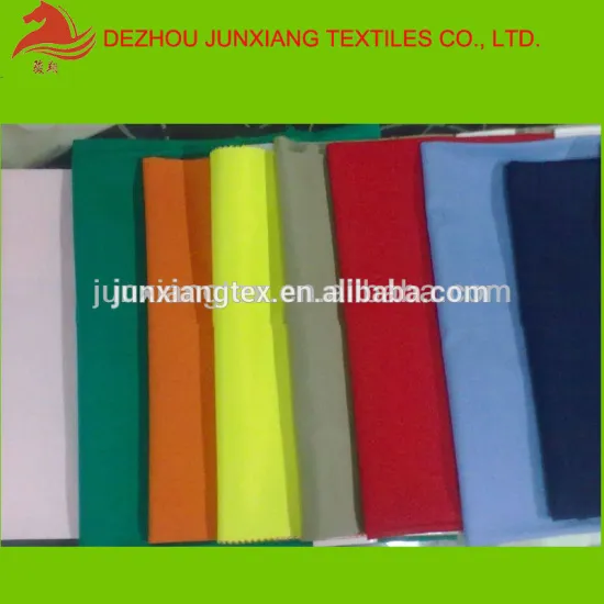 woven plain dyed 80% polyester 20% cotten blend fabric made in dezhou city
