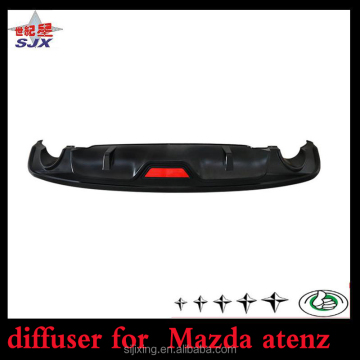 ABS Unpainted Rear Lip Spoiler for Mazda 3 Axela